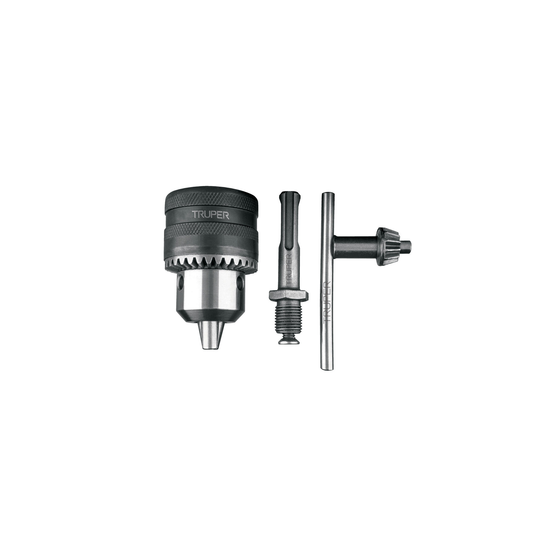 Broquero 1/2' con llave y adaptador SDS Plus, TRUPER - Imagen 2