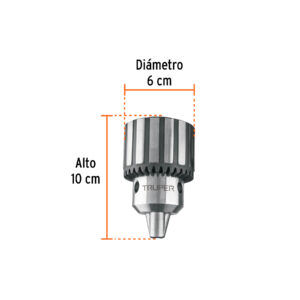 Broquero 5/8' con llave para TAPI-13, 15 y 17,TRUPER - Imagen 4