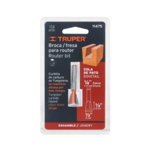 Broca para router, cola de pato, 1/2', TRUPER - Imagen 5