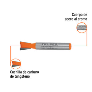 Broca para router, cola de pato, 5/16', TRUPER - Imagen 3