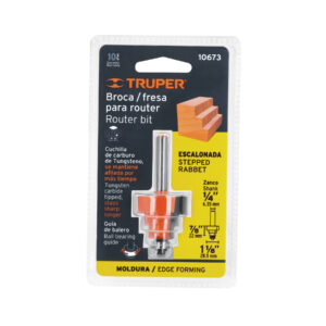 Broca para router, escalonada, 1-1/8', con balero, TRUPER - Imagen 5