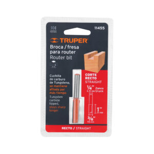 Broca para router, recta 2 filos, 3/8', TRUPER - Imagen 5
