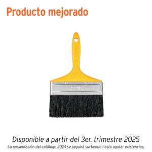 Brocha uso general de 6' con mango de plástico, PRETUL