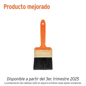 Brocha profesional de 3' con mango de plástico, TRUPER - Imagen 2