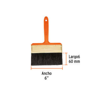 Brocha profesional de 6' con mango de plástico, TRUPER - Imagen 4