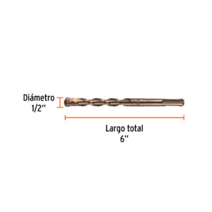 Broca SDS Plus 1/2 x 6', TRUPER - Imagen 4