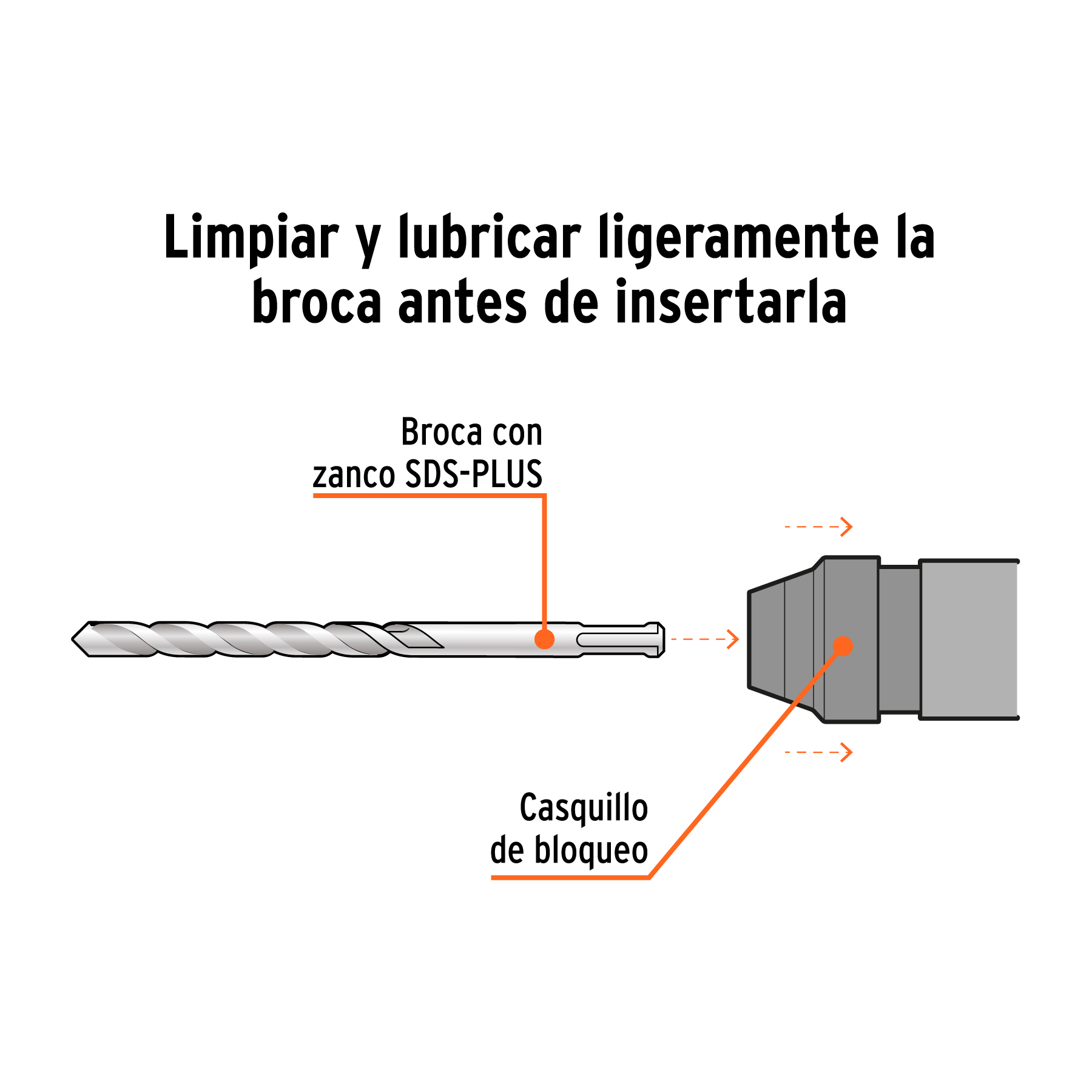 Broca SDS Plus 1/4 x 6', TRUPER - Imagen 6