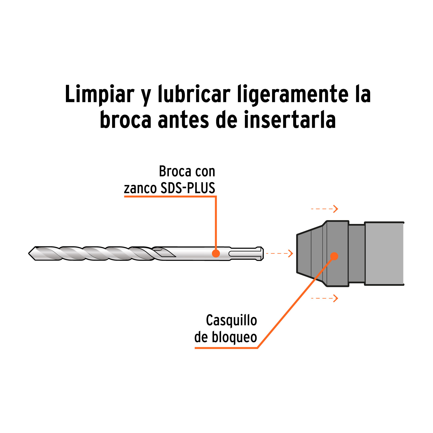 Broca SDS Plus 1/4 x 8', TRUPER - Imagen 6