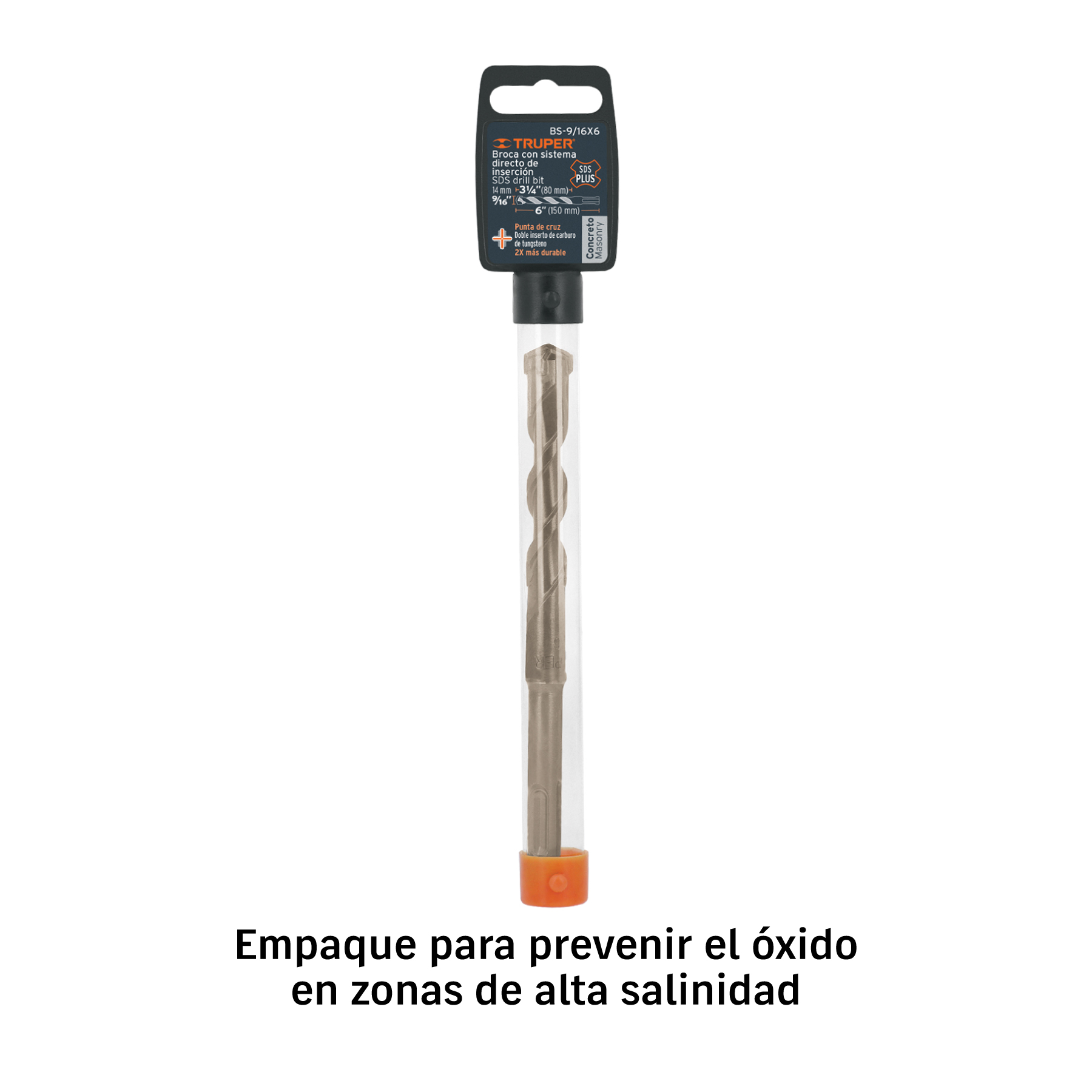 Broca SDS Plus 9/16 x 6', TRUPER - Imagen 7