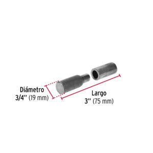 Bisagra tubular soldable de 3/4', HERMEX - Imagen 4