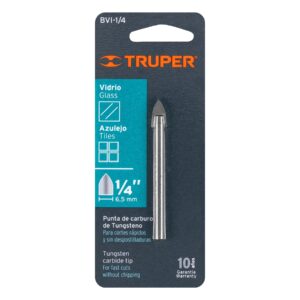 Broca para vidrio y azulejo de 1/4', TRUPER - Imagen 5