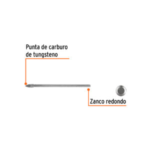Broca para vidrio y azulejo de 1/8', TRUPER - Imagen 3