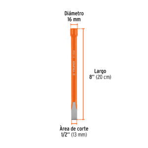 Cincel de corte frío de 1/2 X 8', TRUPER - Imagen 4