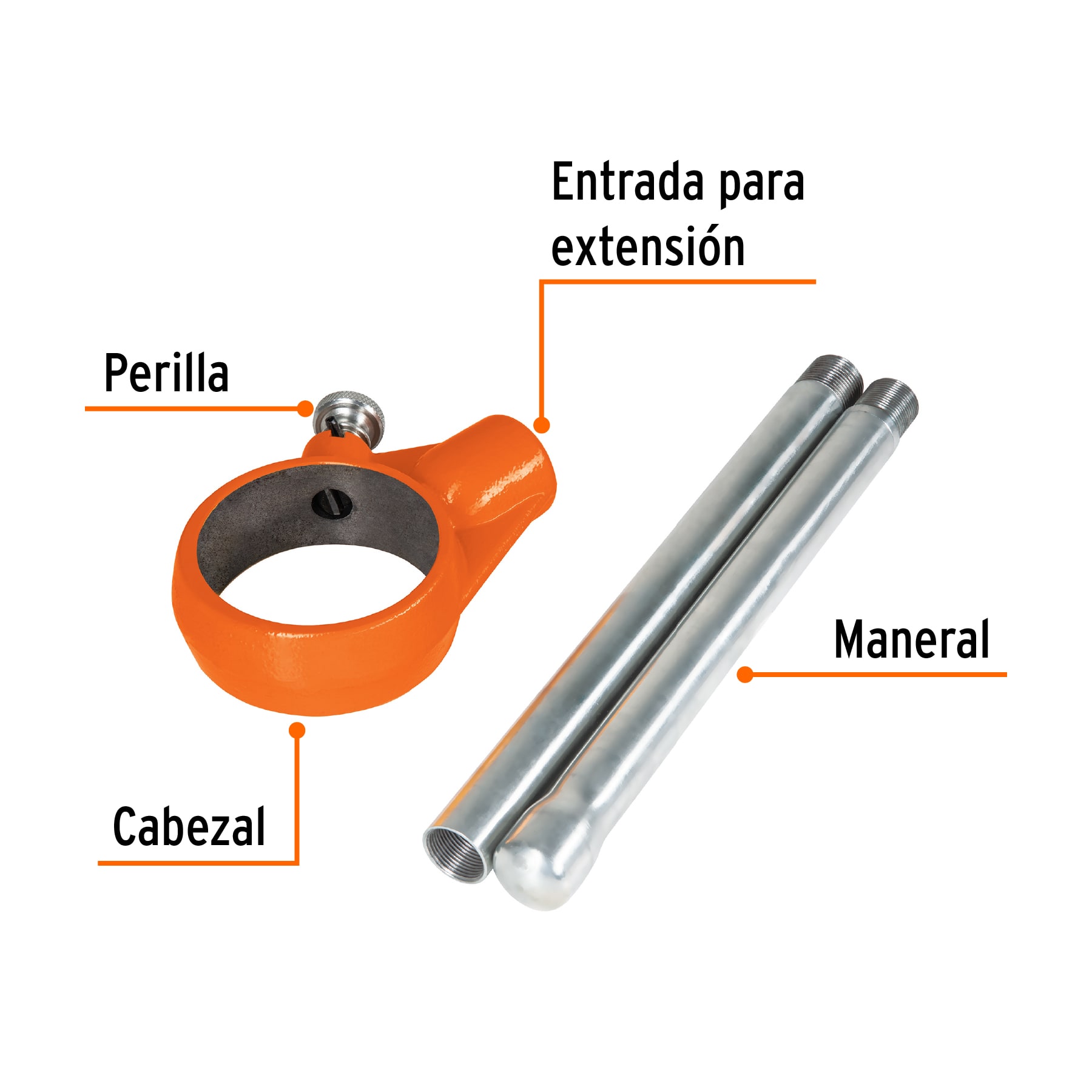 Cabezal para dados T-852X, con maneral, TRUPER EXPERT - Imagen 3