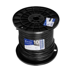 Alternative view of Metro de cable THHW-LS 10 AWG negro en carrete de 500 m