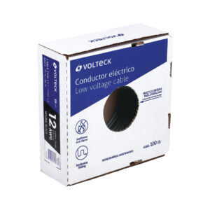 Rollo de 100 m de cable THHW-LS 12 AWG negro, VOLTECK - Imagen 5