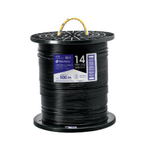 Alternative view of Metro de cable THHW-LS 14 AWG negro en carrete de 500 m