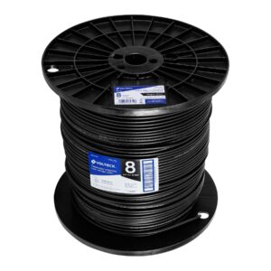 Alternative view of Metro de cable THHW-LS 8 AWG negro en carrete de 500 m