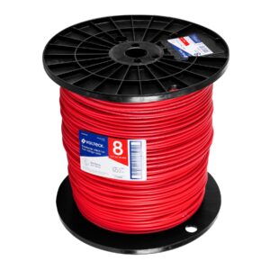 Alternative view of Metro de cable THHW-LS 8 AWG rojo en carrete de 500 m