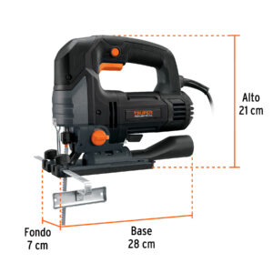 Sierra caladora 750W 5.9 A vel. variable, TRUPER INDUSTRIAL - Imagen 3