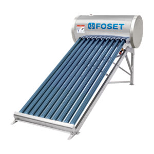 Calentador solar de agua 10 tubos, 120L, 3 personas, FOSET - Imagen 2