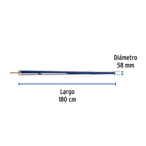 Tubo de repuesto para calentador solar heat pipe, FOSET - Imagen 3