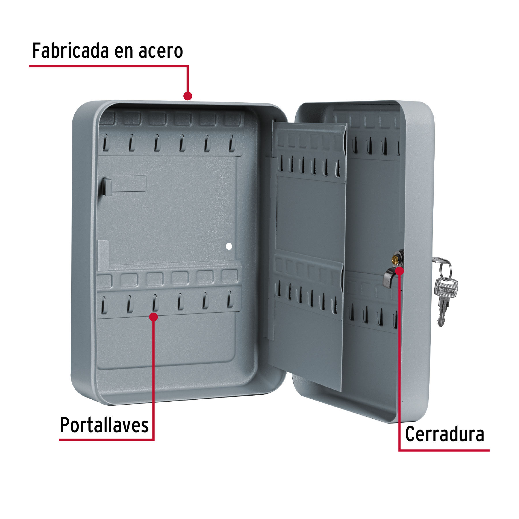 Caja con 36 ganchos para llaves, HERMEX - Imagen 4