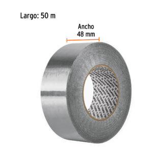 Cinta de aluminio de 48 mm x 50 m, TRUPER - Imagen 4