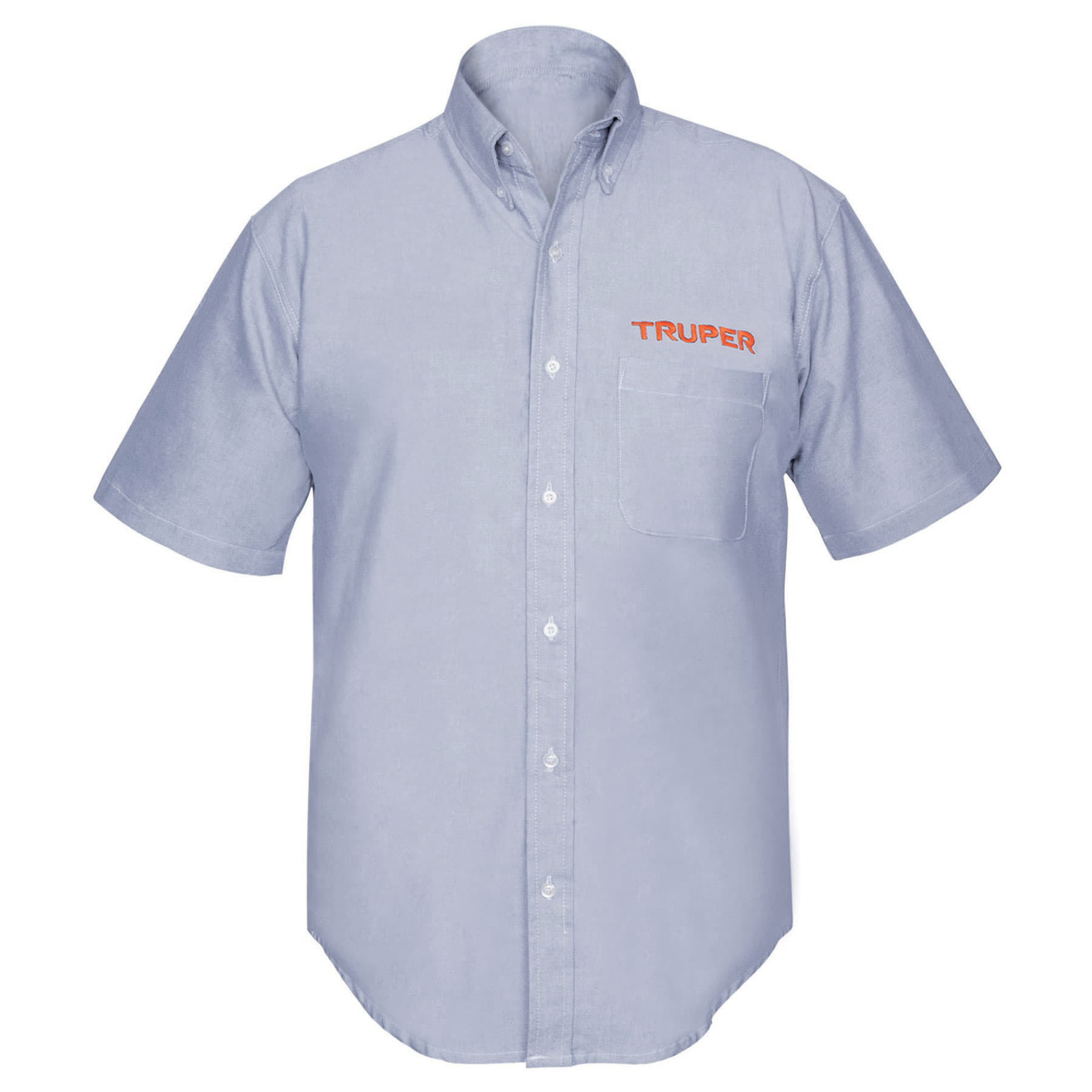 Camisa manga corta para hombre, azul, EEG, TRUPER
