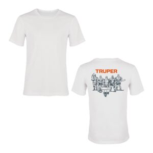 Alternative view of Playera cuello redondo para hombre, blanca, G, TRUPER