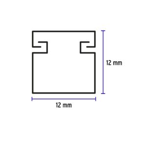 Canaleta de 1 vía 12 x 12 mm, VOLTECK - Imagen 3