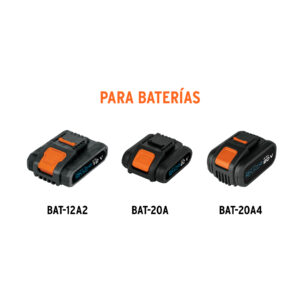 Cargador de baterías de 12 a 20V, enchufe tipo C, TRUPER PRO - Imagen 3