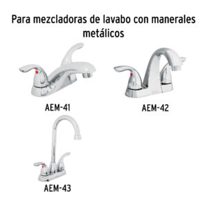 Juego de 2 cartuchos cerámicos POM, FOSET - Imagen 4