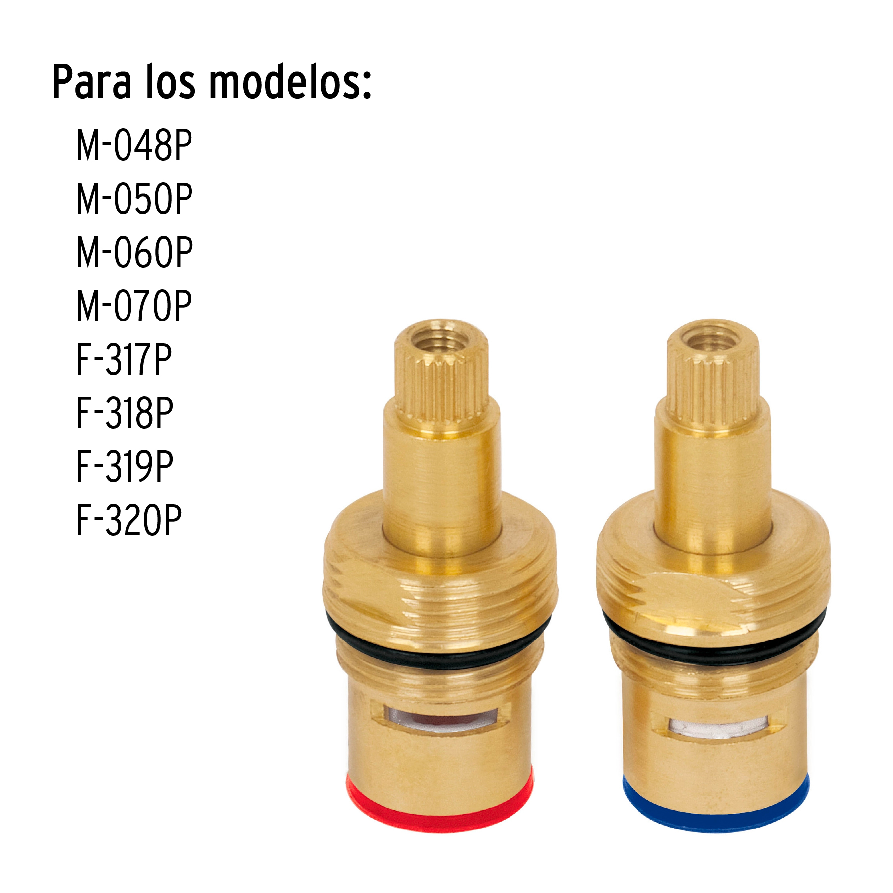Bolsa con 2 cartuchos cerámicos para mezcladoras de palanca - Imagen 3