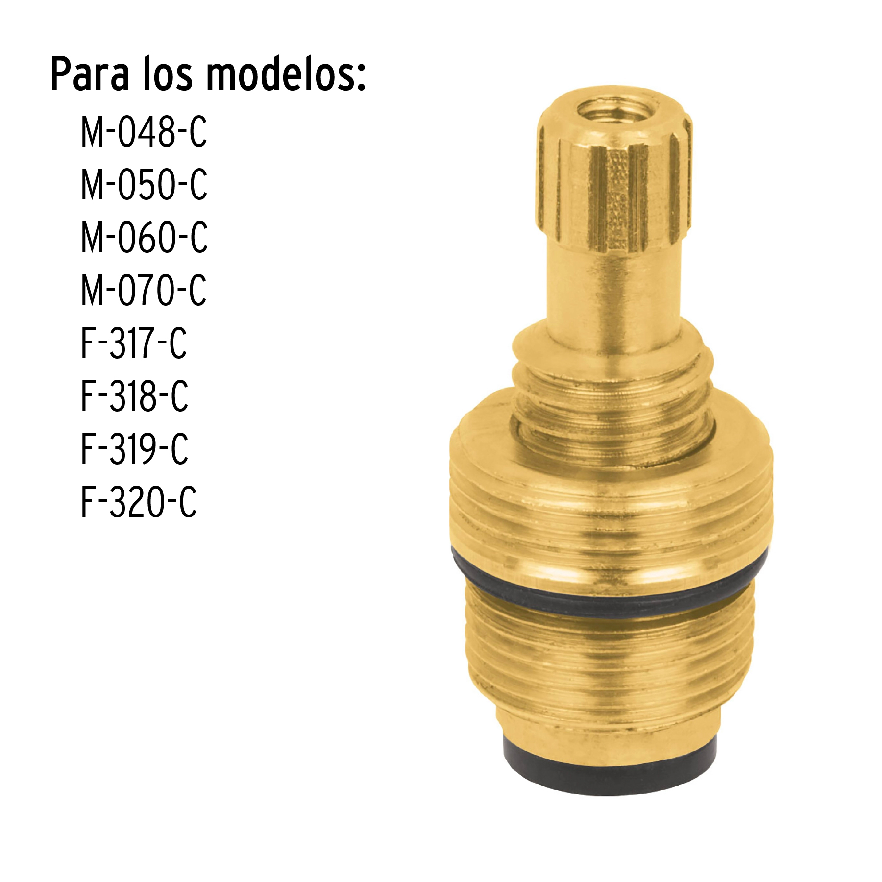 Cartucho de compresión para mezcladora, FOSET - Imagen 3