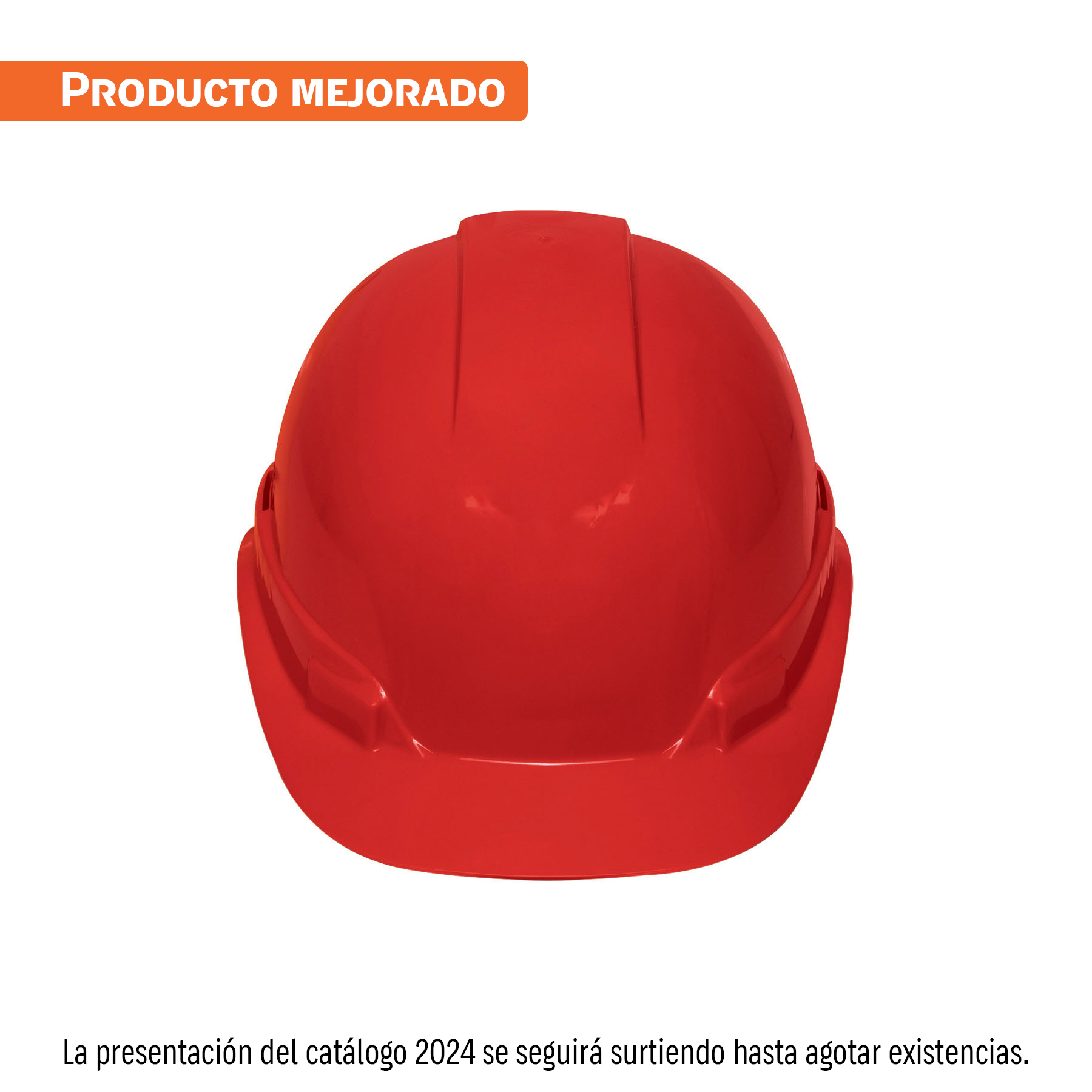 Casco de seguridad, ajuste de matraca, rojo, TRUPER - Imagen 2