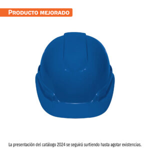Alternative view of Casco de seguridad, ajuste de matraca, azul, TRUPER