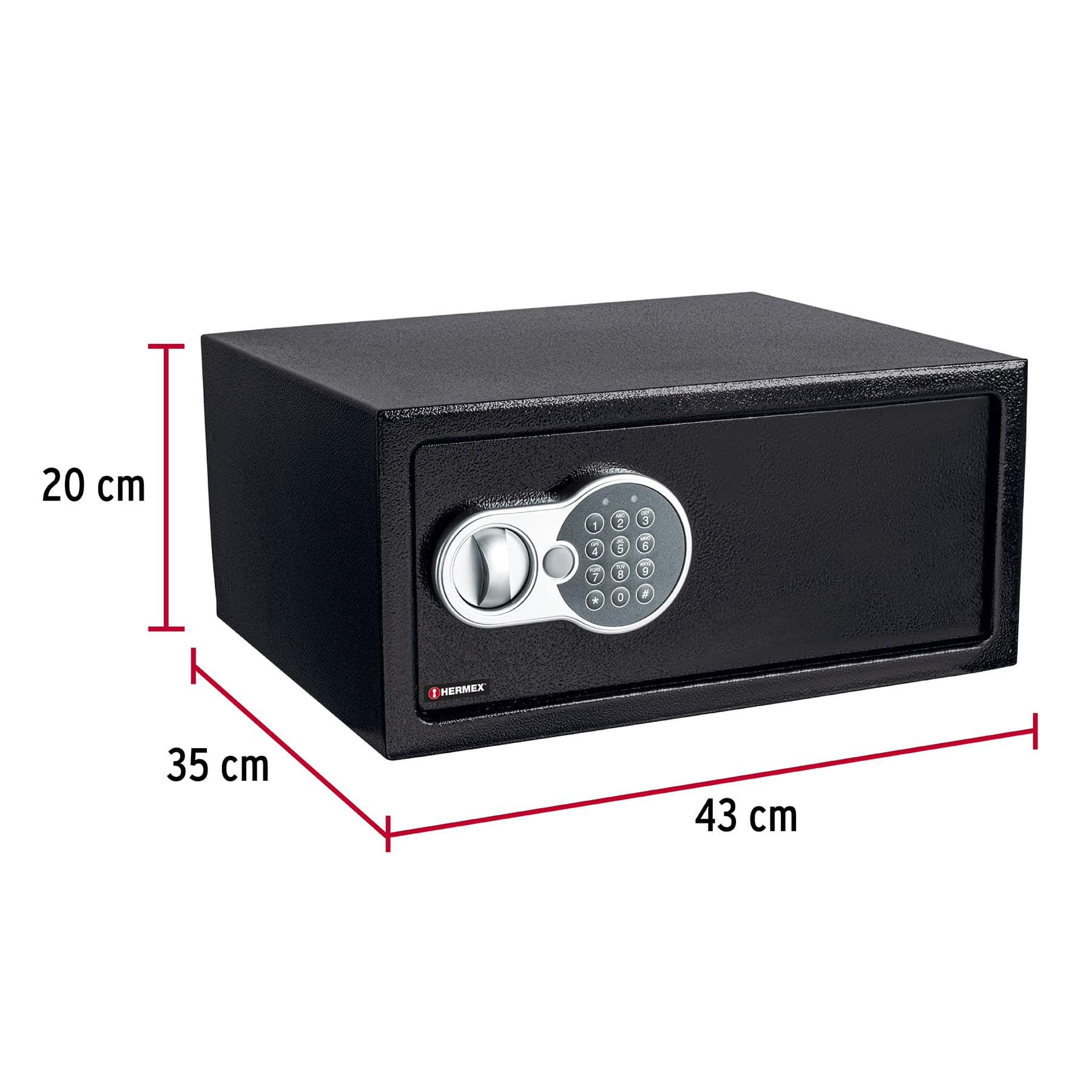 Caja de seguridad electrónica, Laptop, HERMEX - Imagen 4