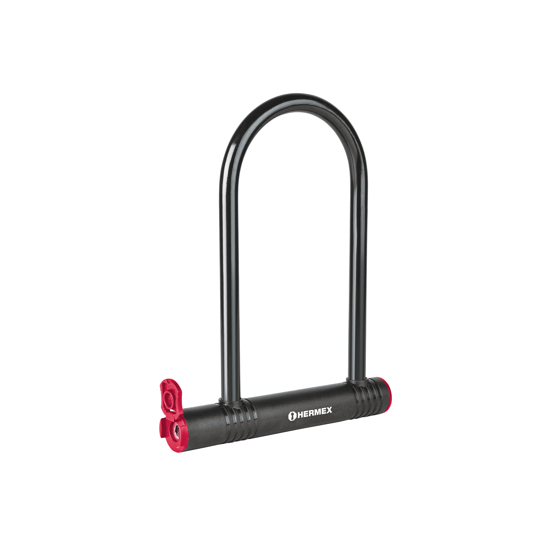 Candado rígido tipo 'U' de 20 cm, llave de disco, HERMEX - Imagen 2