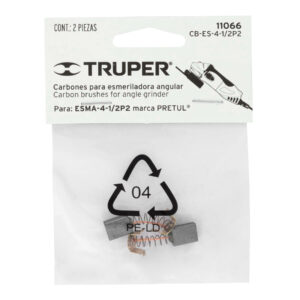Bolsa con 2 carbones de repuesto para ESMA-4-1/2P2, TRUPER - Imagen 4