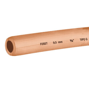 Alternative view of Tubo flexible de cobre 3/8', rollo de 15m, 2.6kg, FOSET