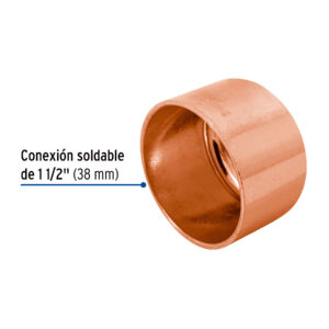 Tapón capa de cobre 1-1/2', FOSET - Imagen 3
