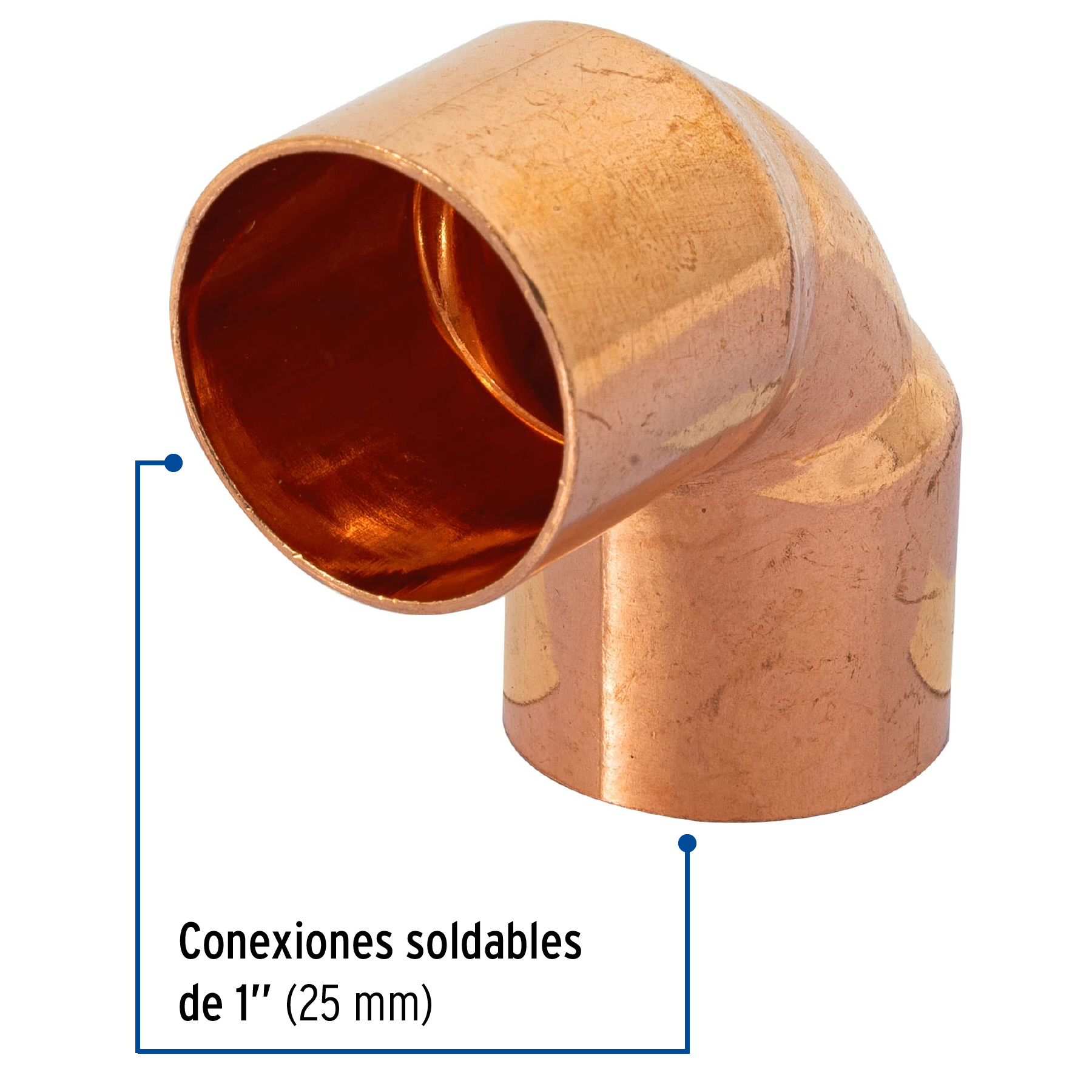 Codo 90° de cobre 1', FOSET BASIC - Imagen 3