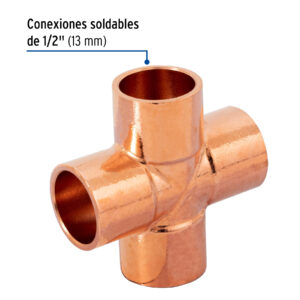 Cruz sencilla de cobre 1/2', FOSET - Imagen 3