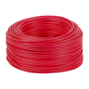Alternative view of Rollo de 100 metros de cable THW CCA 10 AWG rojo, BASIC