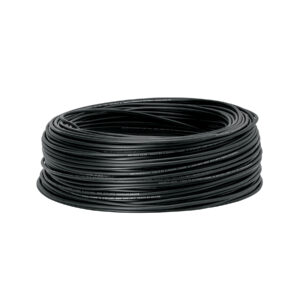 Rollo de 100 metros de cable THW CCA 14 AWG negro, BASIC