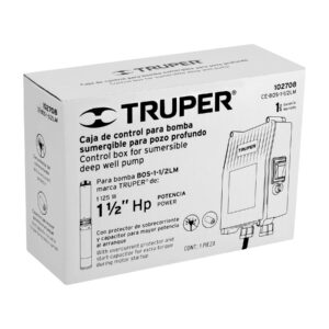 Caja de control para bomba tipo bala 1-1/2 HP, TRUPER - Imagen 5