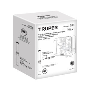 Caja de control para bomba tipo bala 5 1/2HP, 220V, TRUPER - Imagen 4