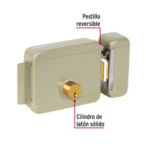 Cerradura electromecánica sin botón, derecha, HERMEX - Imagen 3
