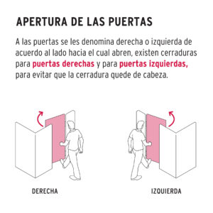 Cerradura electromecánica con botón, izquierda, HERMEX - Imagen 5
